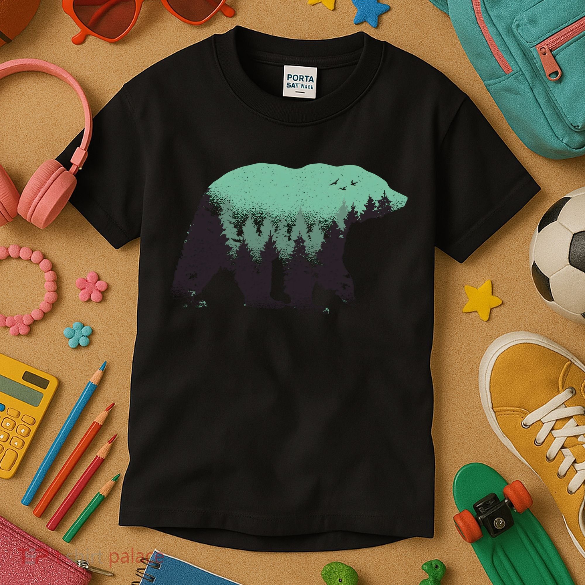 Bear Forest Kids T-Shirt