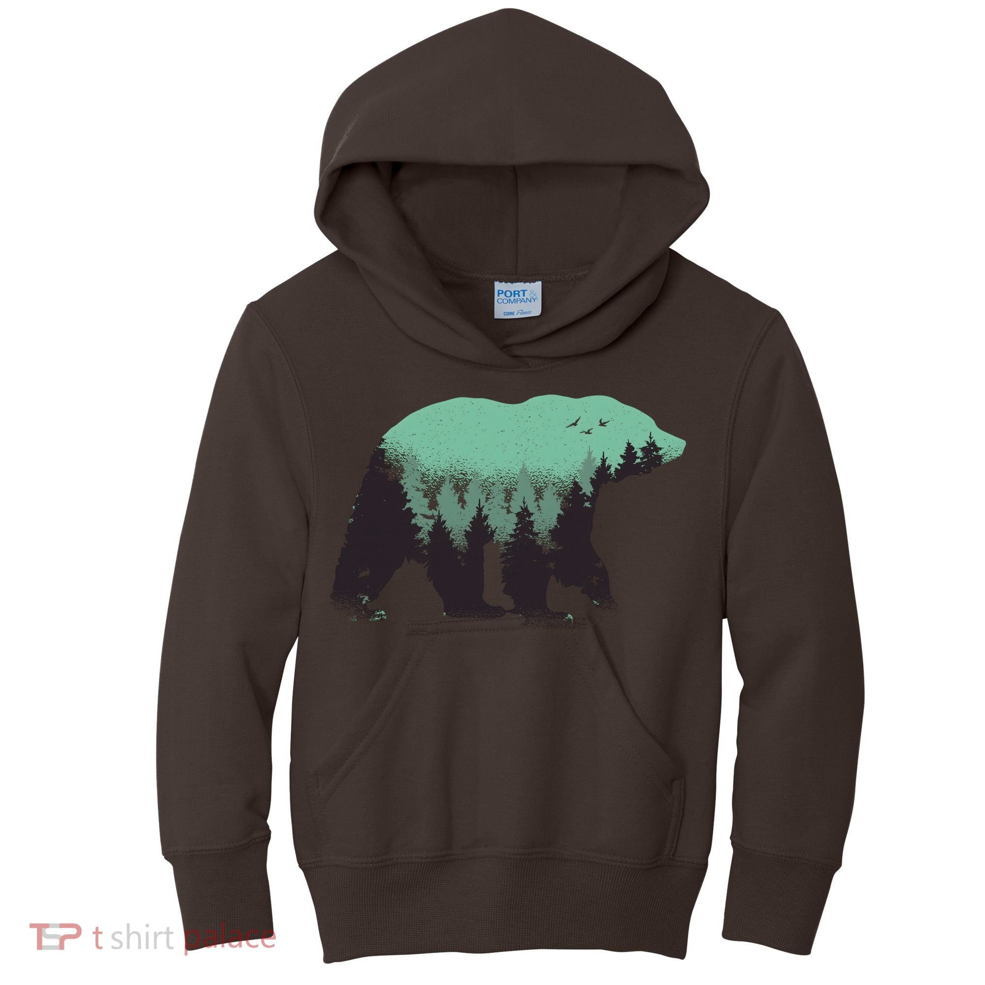 Bear Forest Kids Hoodie