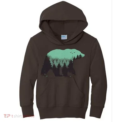 Bear Forest Kids Hoodie