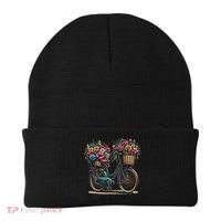 Bicycle Flower Basket Inspire Bloom Succeed Beanie thumb 0