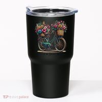 Bicycle Flower Basket Inspire Bloom Succeed Tumbler thumb 0