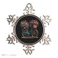 Bicycle Flower Basket Inspire Bloom Succeed Ornament thumb 0
