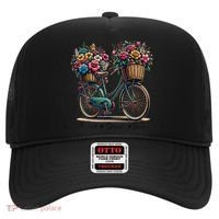 Bicycle Flower Basket Inspire Bloom Succeed Hat thumb 0