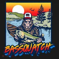 Bassquatch! Funny Bass Fishing Sasquatch Retro 80s Fisherman Gift Women's Tank Top thumb 5