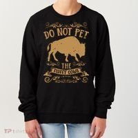 Buffalo Funny Bison Do Not Pet The Fluffy Cows Women's Sweatshirt thumb 0
