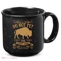 Buffalo Funny Bison Do Not Pet The Fluffy Cows 15oz Campfire Ceramic Mug thumb 0