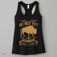 Buffalo Funny Bison Do Not Pet The Fluffy Cows Women's Tank Top thumb 3