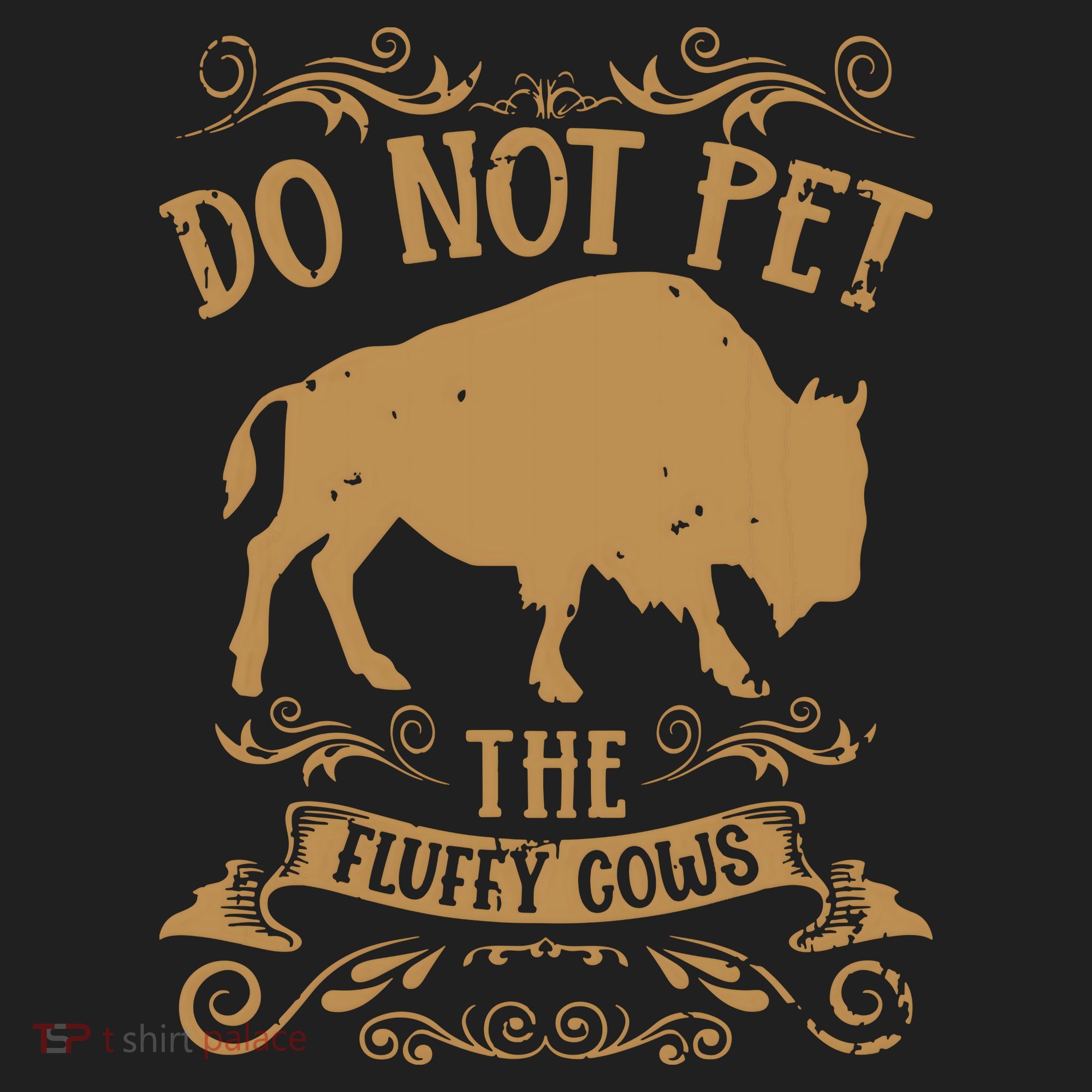 Buffalo Funny Bison Do Not Pet The Fluffy Cows Hat