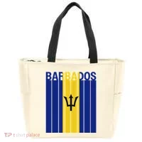 Barbados Flag Tote Bag thumb 0