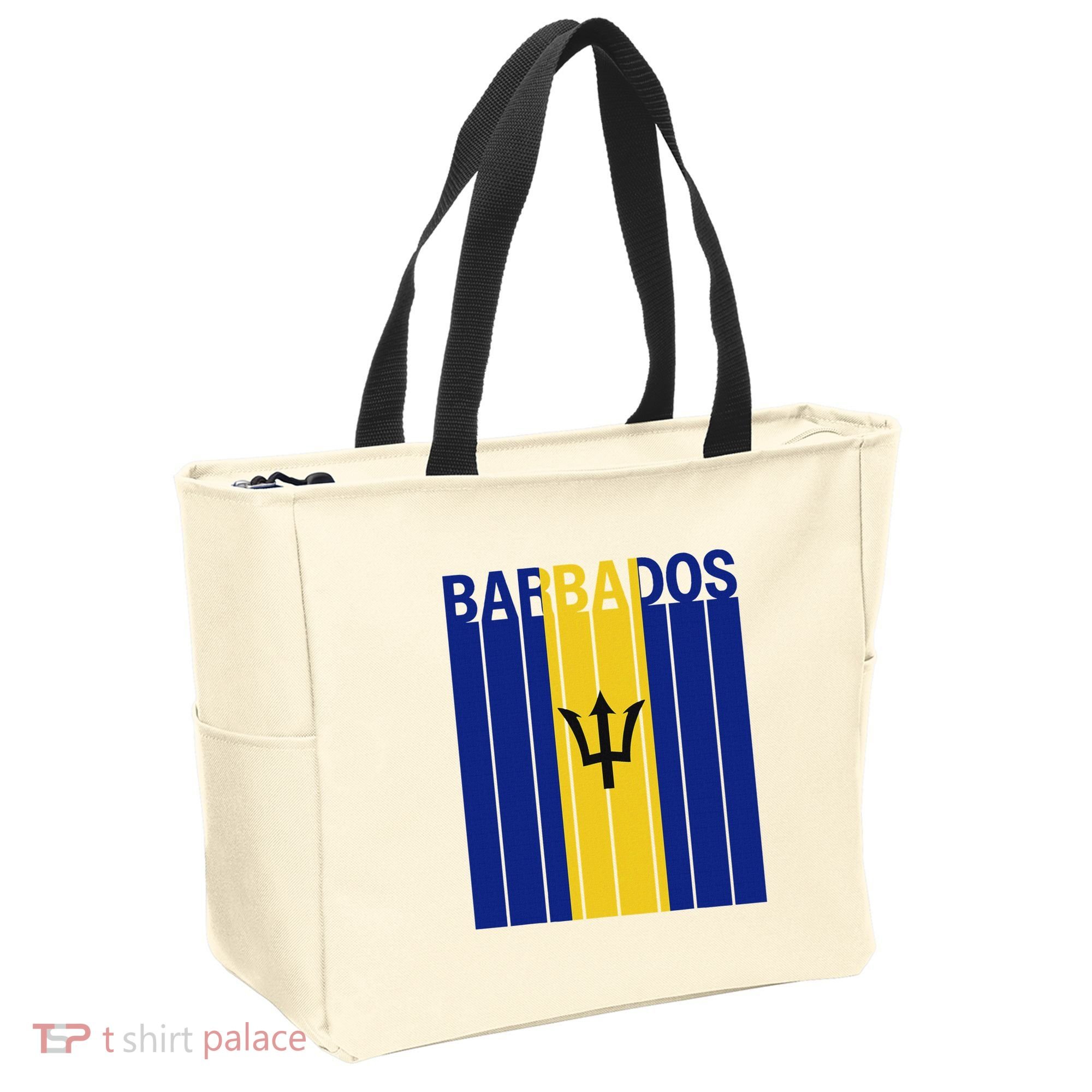 Barbados Flag Tote Bag
