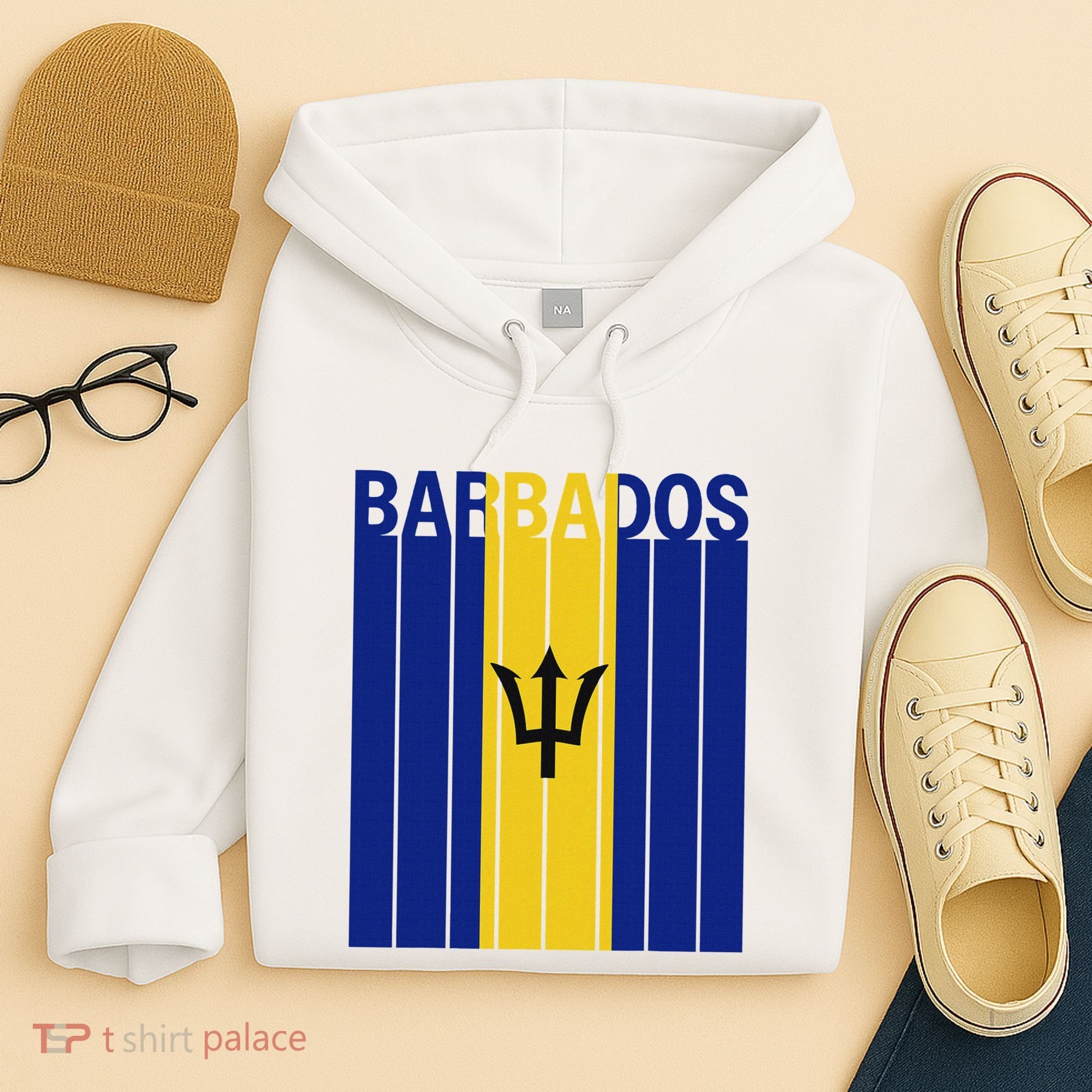 Barbados Flag Hoodie