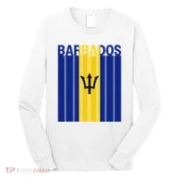 Barbados Flag Long Sleeve Shirt thumb 0