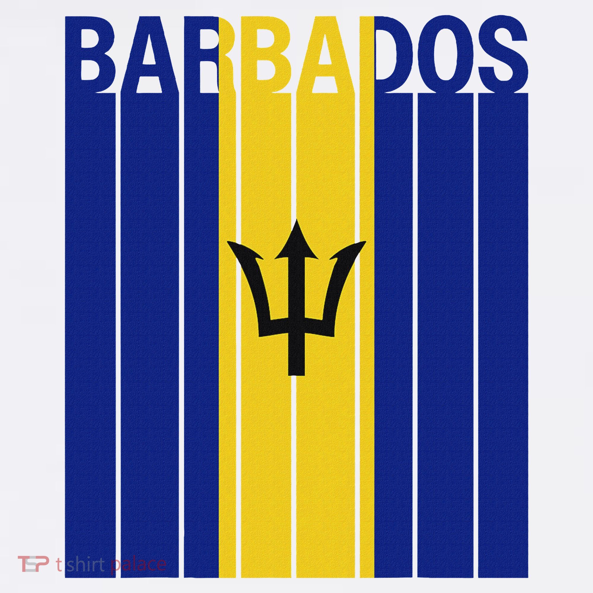Barbados Flag Long Sleeve Shirt