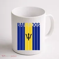 Barbados Flag Coffee Mug thumb 1
