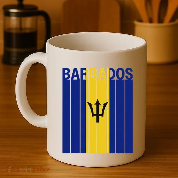 Barbados Flag Coffee Mug