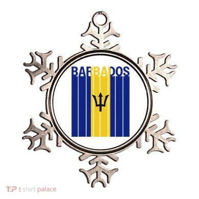 Barbados Flag Ornament