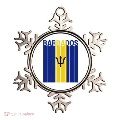 Barbados Flag Ornament
