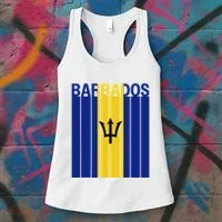 Barbados Flag Women's Tank Top thumb 3