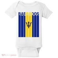 Barbados Flag Baby Bodysuit thumb 0