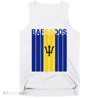 Barbados Flag Tank Top thumb 0