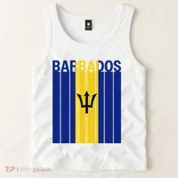 Barbados Flag Tank Top thumb 2
