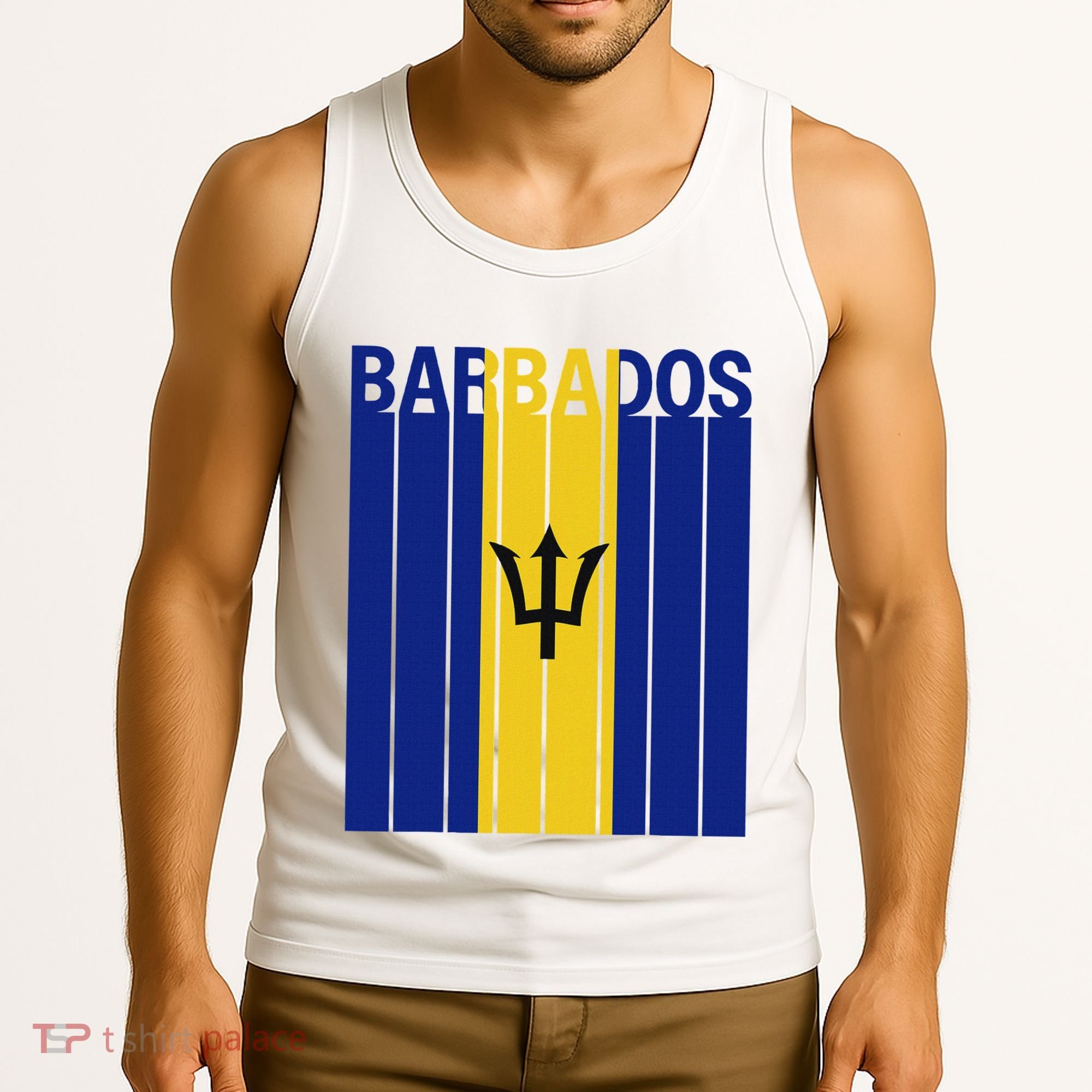 Barbados Flag Tank Top