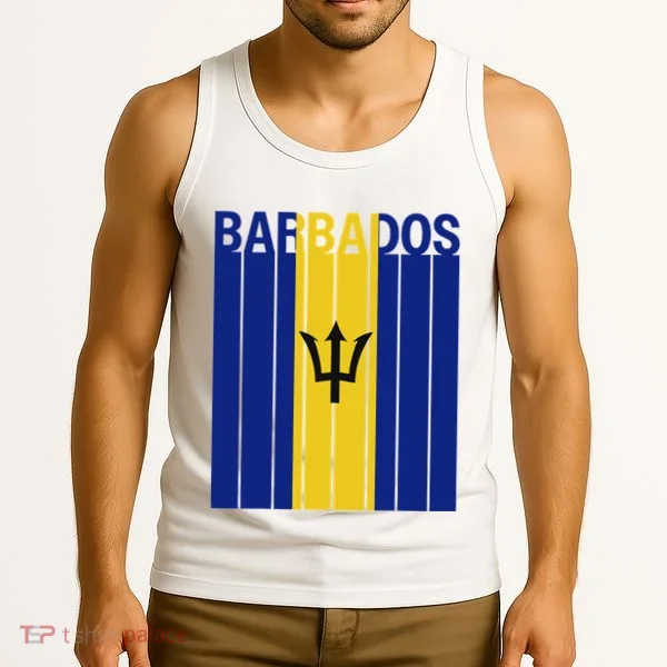 Barbados Flag Tank Top