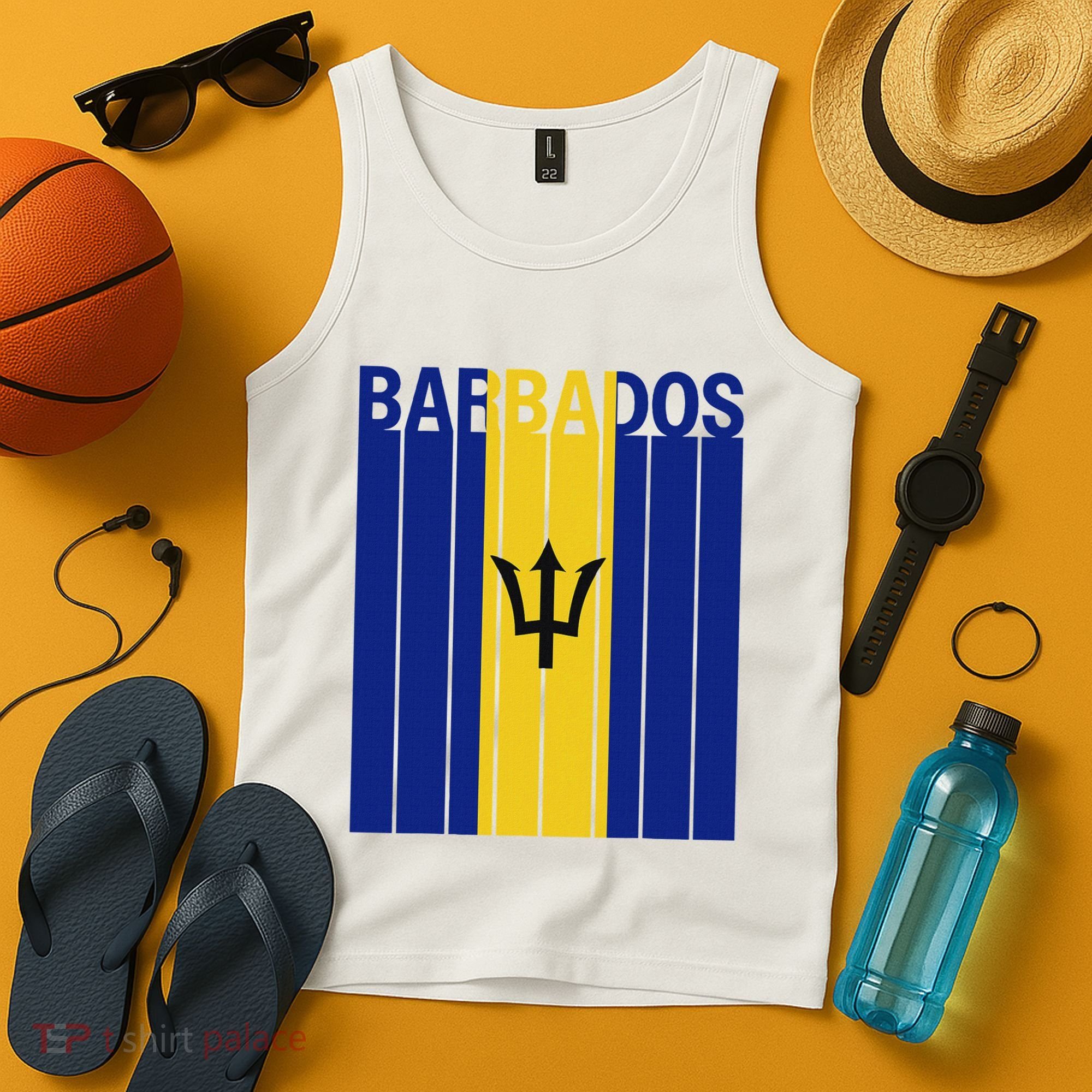 Barbados Flag Tank Top