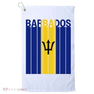 Barbados Flag Golf Towel