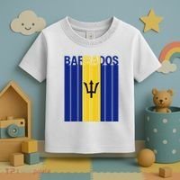 Barbados Flag Toddler T-Shirt thumb 3