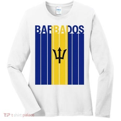 Barbados Flag Women's Long Sleeve Shirt