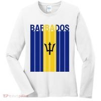 Barbados Flag Women's Long Sleeve Shirt thumb 0