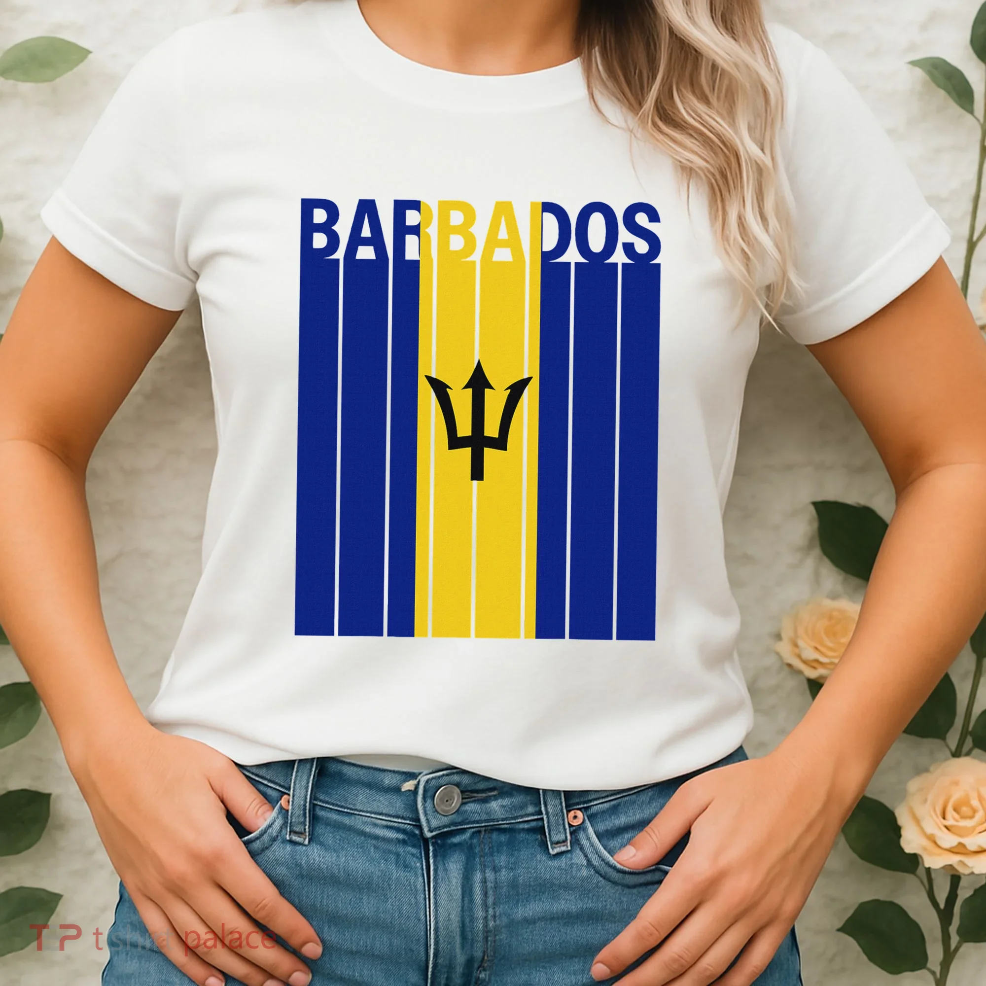 Barbados Flag Women's T-Shirt