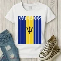 Barbados Flag Women's T-Shirt thumb 3
