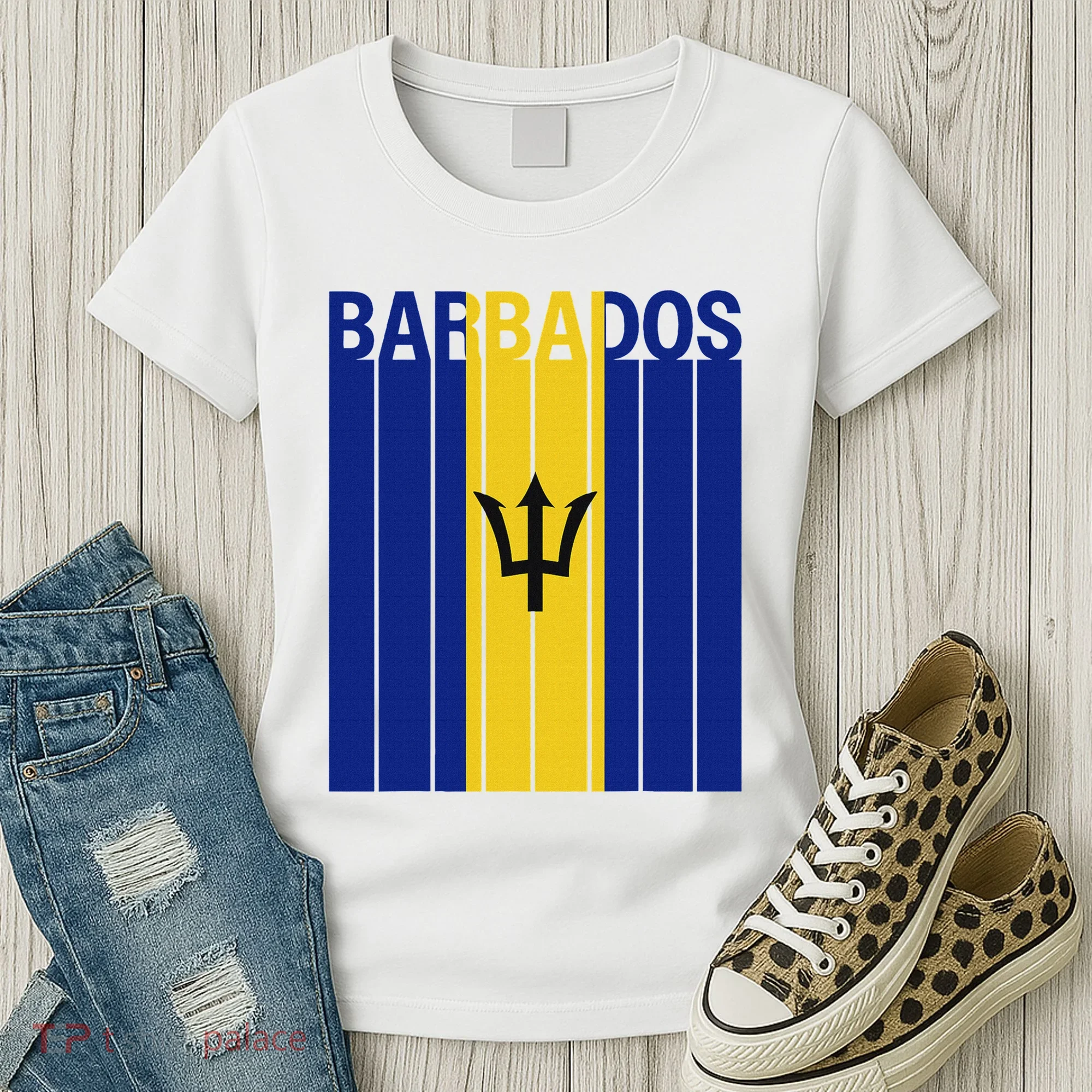 Barbados Flag Women's T-Shirt