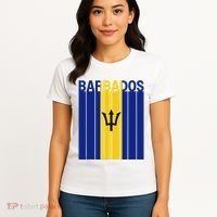 Barbados Flag Women's T-Shirt thumb 4