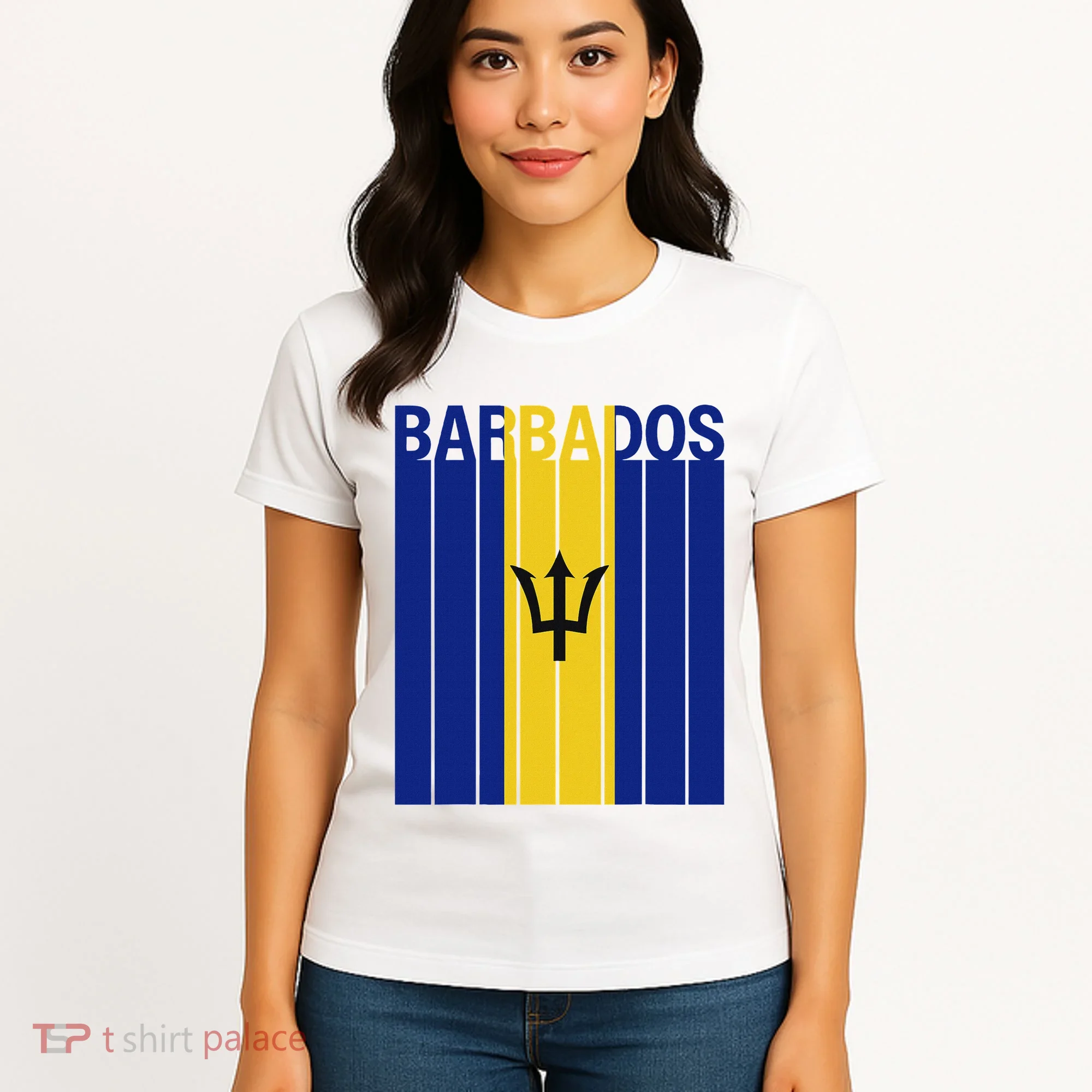 Barbados Flag Women's T-Shirt