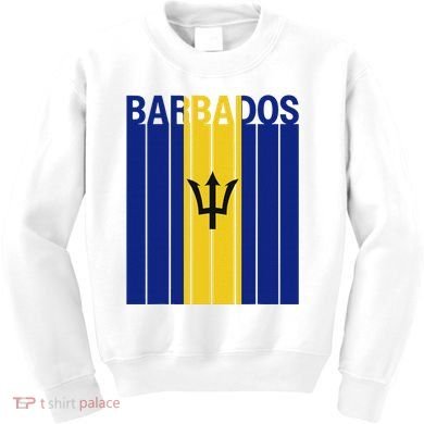 Barbados Flag Kids Sweatshirt