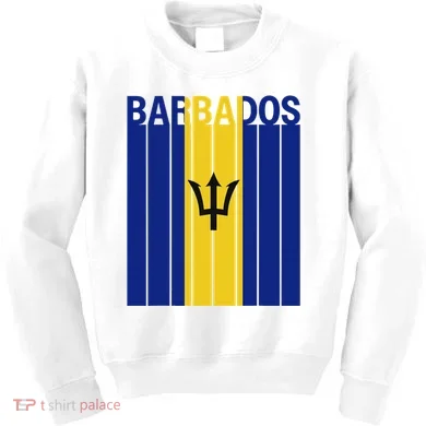 Barbados Flag Kids Sweatshirt