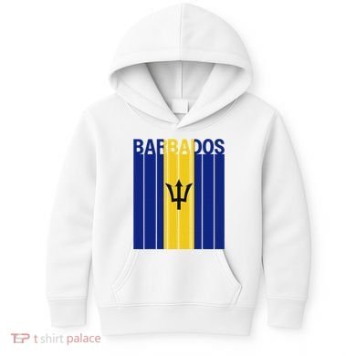Barbados Flag Kids Hoodie