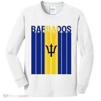 Barbados Flag Kids Long Sleeve Shirt thumb 0