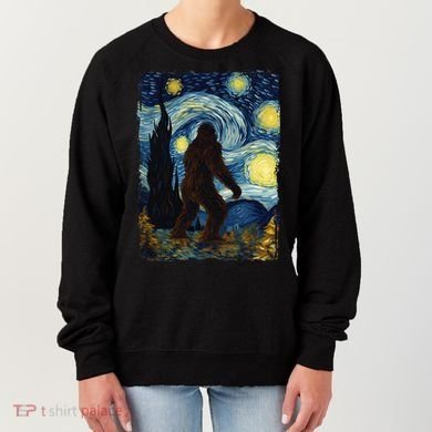 Bigfoot For  Bigfoot Starry Night Van Gogh Women's Sweatshirt