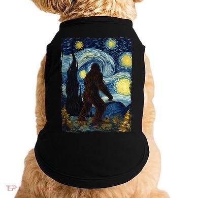 Bigfoot For  Bigfoot Starry Night Van Gogh Doggie Tank