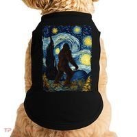 Bigfoot For  Bigfoot Starry Night Van Gogh Doggie Tank thumb 0