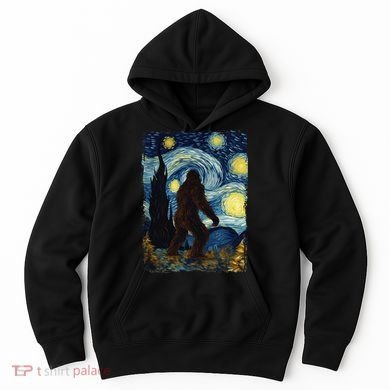 Bigfoot For  Bigfoot Starry Night Van Gogh Hoodie