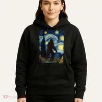 Bigfoot For  Bigfoot Starry Night Van Gogh Hoodie thumb 5