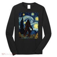 Bigfoot For  Bigfoot Starry Night Van Gogh Long Sleeve Shirt thumb 0