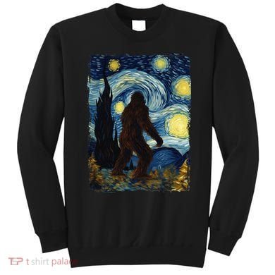 Bigfoot For  Bigfoot Starry Night Van Gogh Sweatshirt