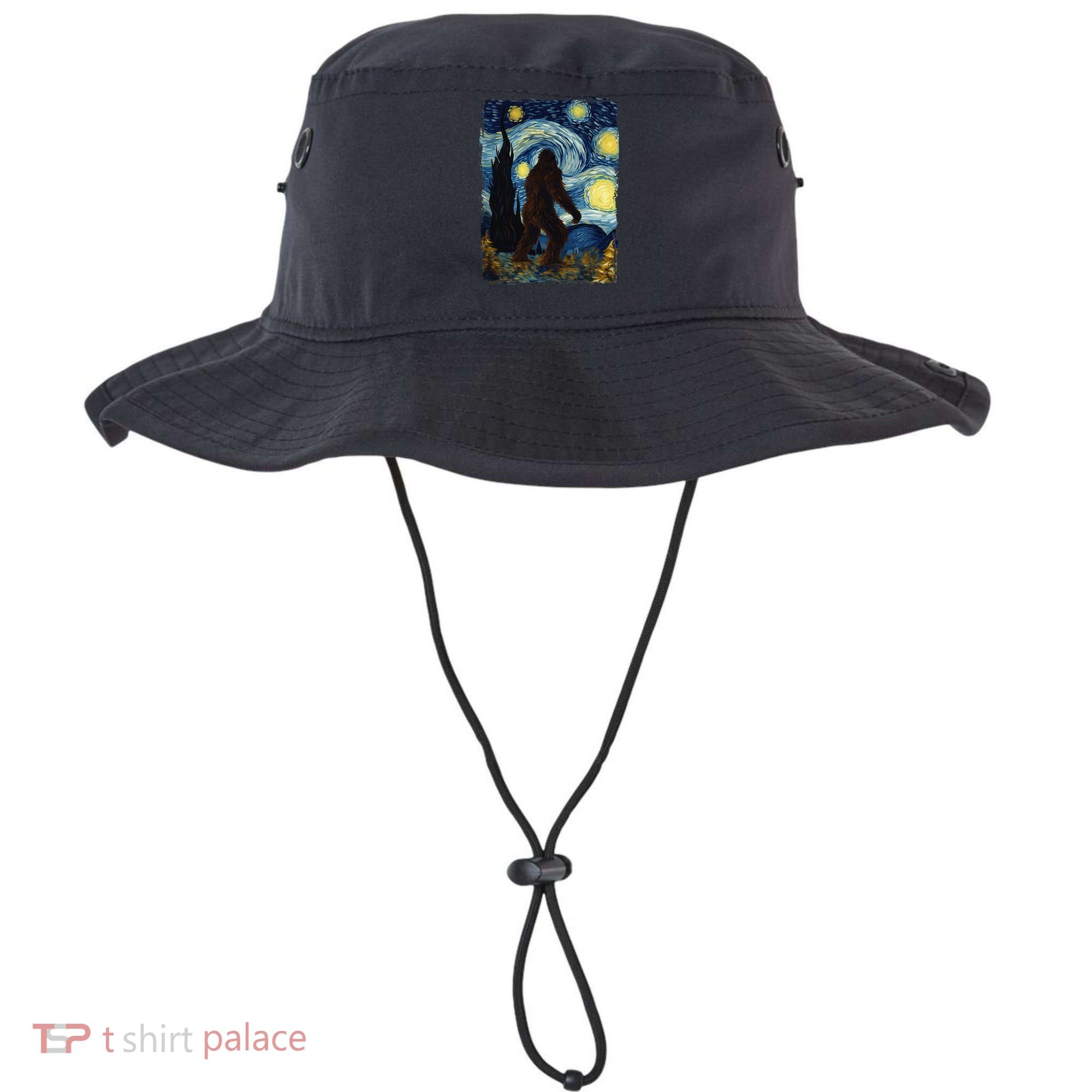 Bigfoot For  Bigfoot Starry Night Van Gogh Bucket Hat