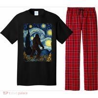 Bigfoot For  Bigfoot Starry Night Van Gogh Pajama Set thumb 0